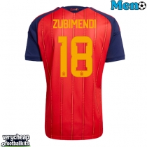 Spain Martin Zubimendi #18 Replica Home Shirt World Cup 2026 Short Sleeve